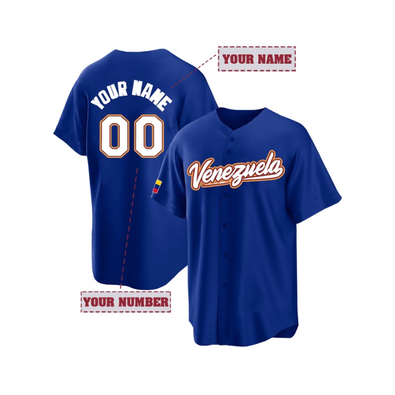 Custom เวเนซุเอลาเบสบอลเสื้อยื - Embroidery On Shirt บทวิจารณ์และราคา