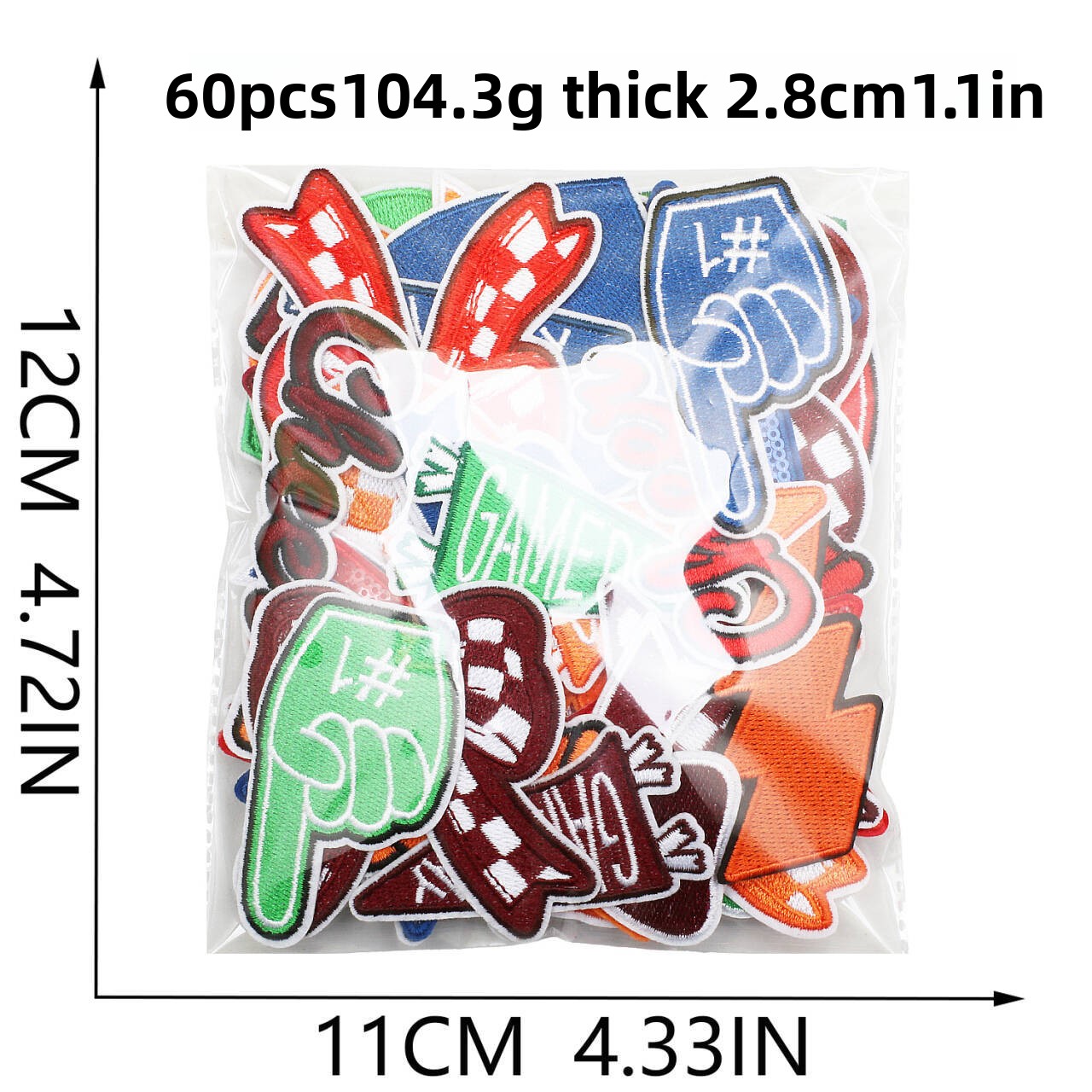 แพทช์ปักลายรูปสายฟ้าสีแดง น้ำเ - Embroidery Design Love บทวิจารณ์และราคา