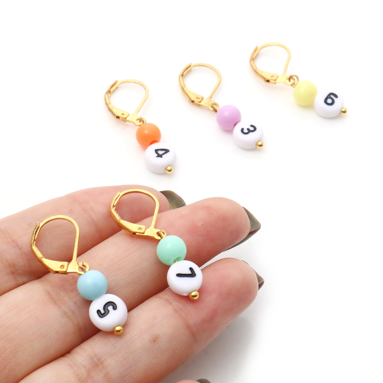 1ชุด (10ชิ้น/เซ็ต) ทองแดงและอะ - Stitch Marker Ring บทวิจารณ์และราคา