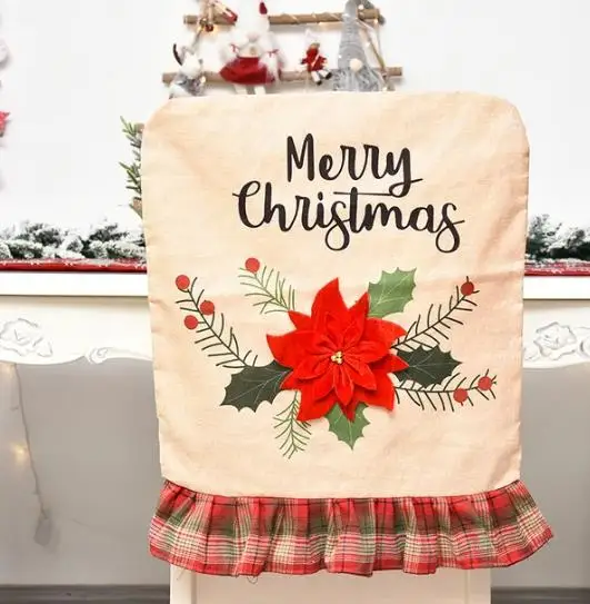 4/6/8pcs เก้าอี้คริสต์มาสผ้าลิ - Embroidery Xmas Decorations บทวิจารณ์และราคา