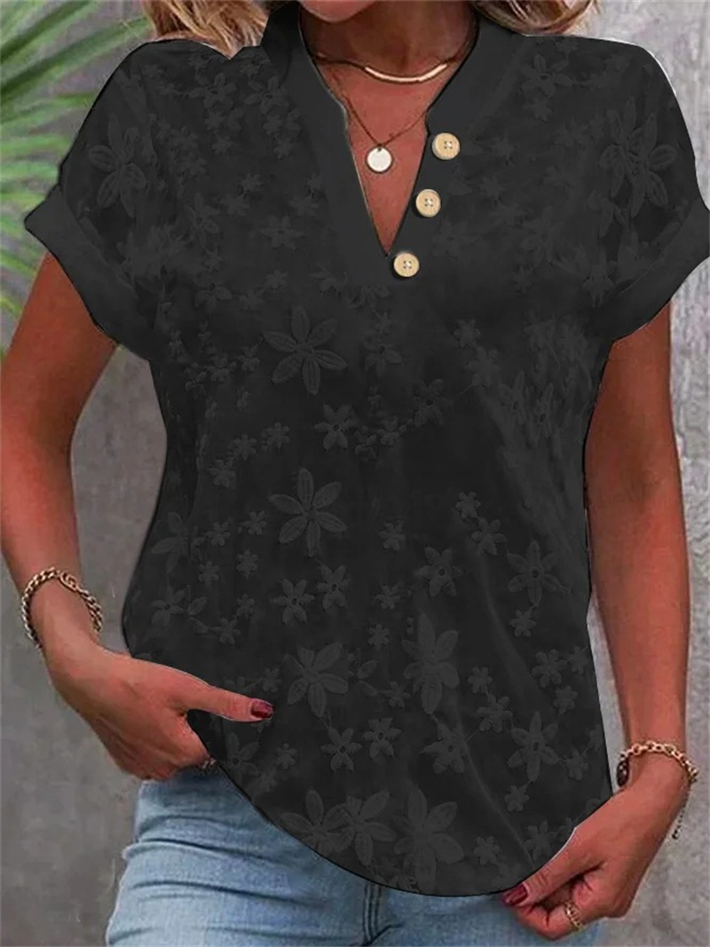 ฤดูร้อนผู้หญิงสีขาวดอกไม้เย็บป - Embroidery On Shirt บทวิจารณ์และราคา
