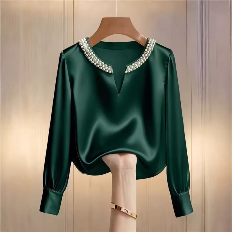 เสื้อเชิ้ตผ้าซาตินสไตล์ฝรั่งเศ - Embroidery On Shirt บทวิจารณ์และราคา