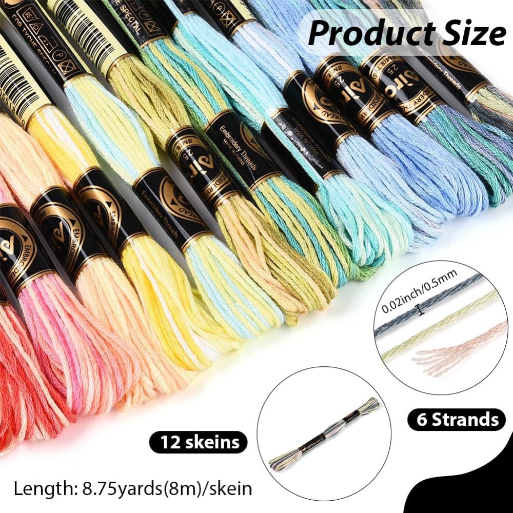 ไหมปักครอสติช 12 แกนม 105 หลา  - Embroidery Stitches บทวิจารณ์และราคา