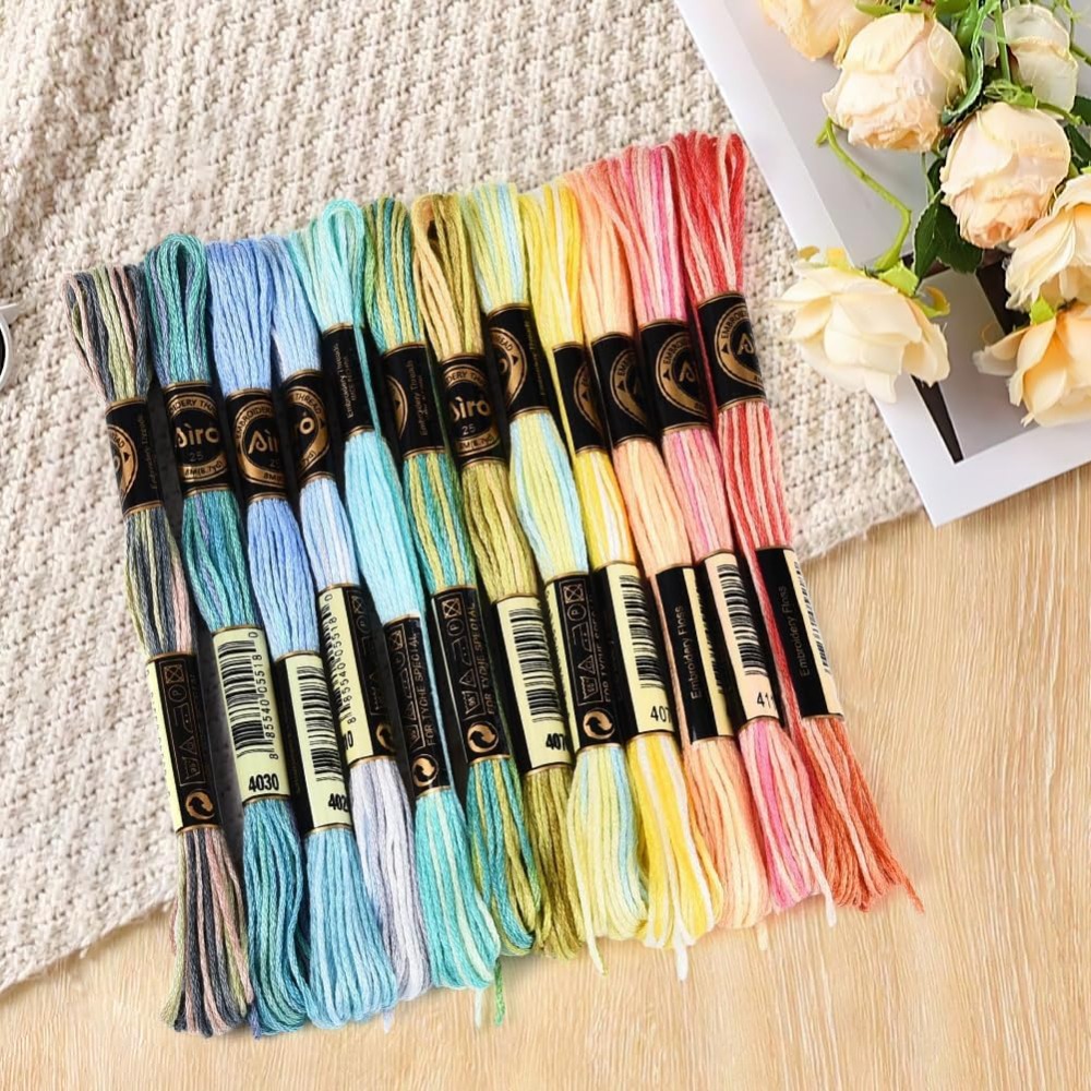 ไหมปักครอสติช 12 แกนม 105 หลา  - Embroidery Stitches บทวิจารณ์และราคา