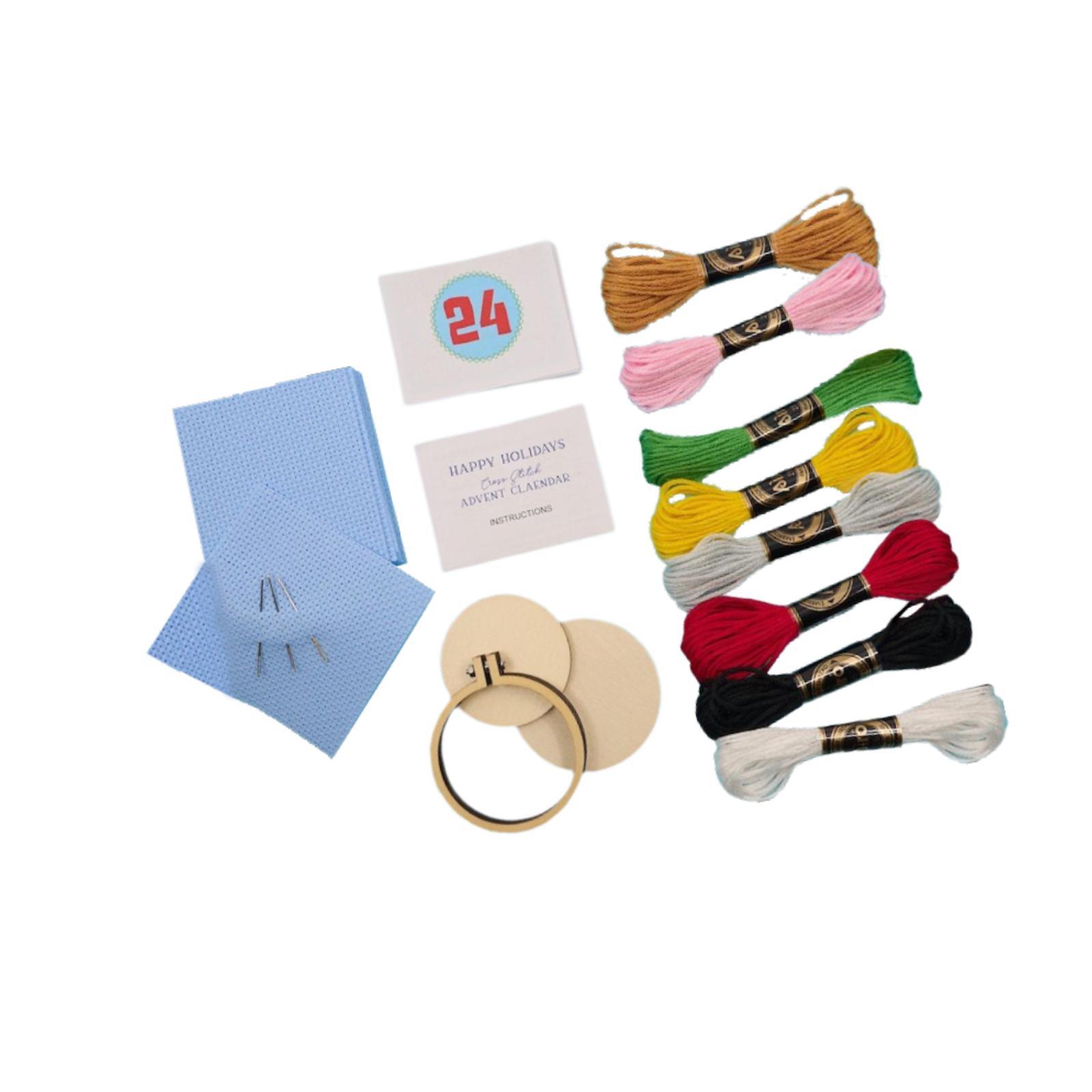 ปฏิทินนับถอยหลังวันคริสต์มาส,  - Embroidery Xmas Decorations บทวิจารณ์และราคา