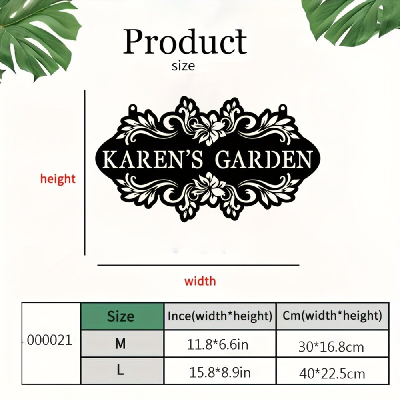 ป้ายโลหะศิลปะแบบกำหนดเอง พร้อม - Embroidery Garden บทวิจารณ์และราคา