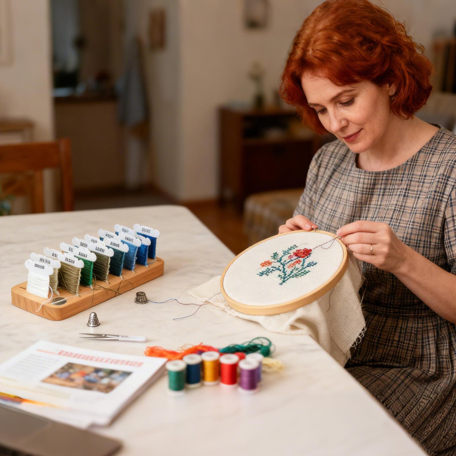 ที่เก็บด้ายปักผ้า 15 ช่อง ที่ใ - Embroidery Artist บทวิจารณ์และราคา