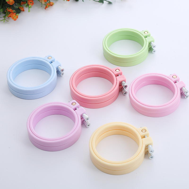 ห่วงเย็บปักถักร้อยทำจากพลาสติก - Stitch Marker Ring บทวิจารณ์และราคา