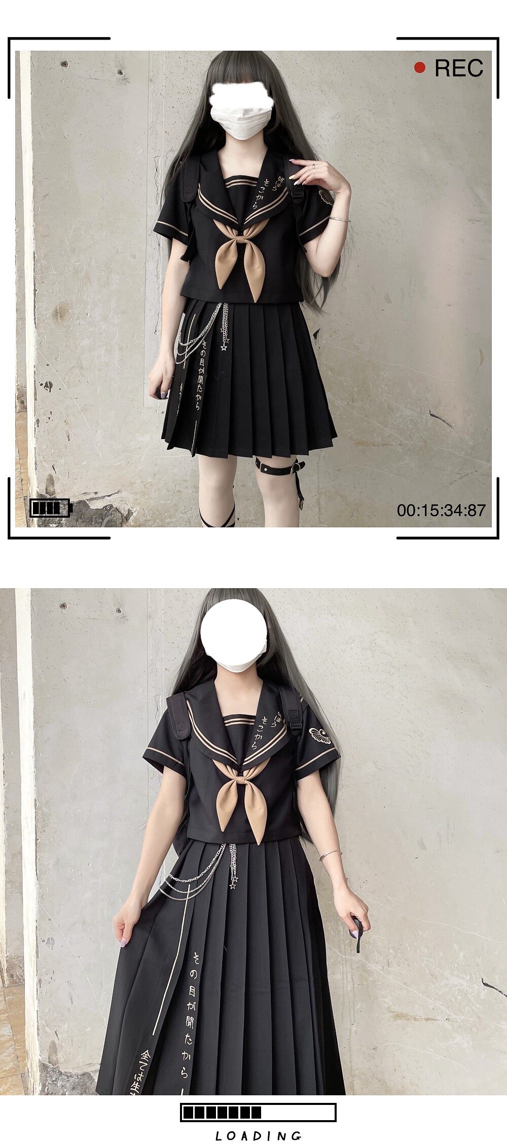 ชุดนักเรียนหญิงสไตล์ญี่ปุ่น ชุ - Embroidery Uniform บทวิจารณ์และราคา