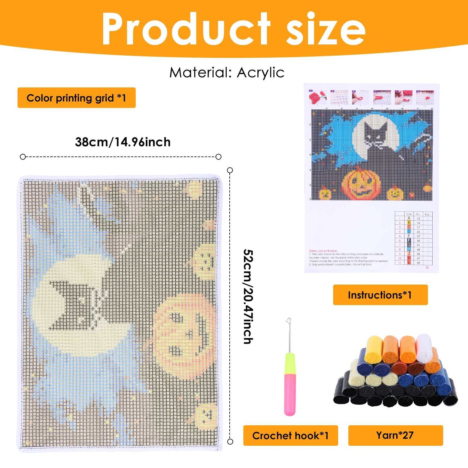 ชุดเย็บปักถักร้อยลายสัตว์แบบ D - Printed Embroidery Kit บทวิจารณ์และราคา