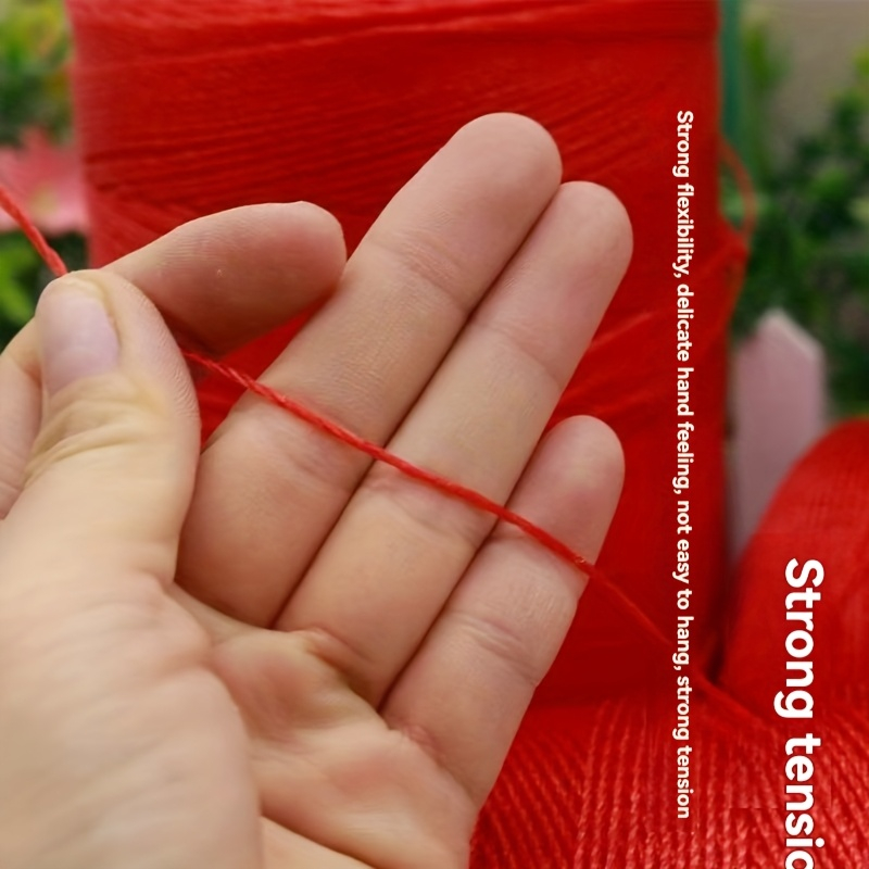 เชือกดึงแนวนอน 50 เมตร สีแดง โ - Embroidery Garden บทวิจารณ์และราคา