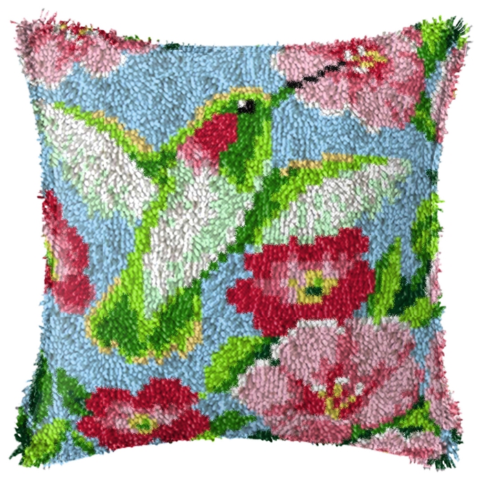 Smyrna ดอกไม้ Latch Hook Kit M - Printed Embroidery Kit บทวิจารณ์และราคา
