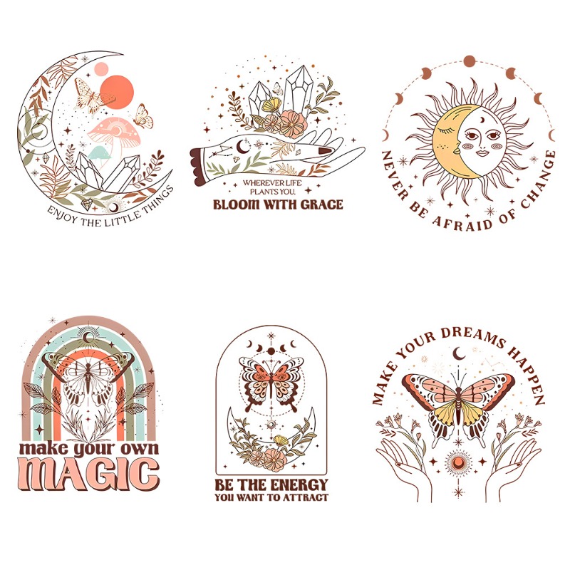 สติกเกอร์ลายการ์ตูนดอกไม้สำหรั - Embroidery On Shirt บทวิจารณ์และราคา