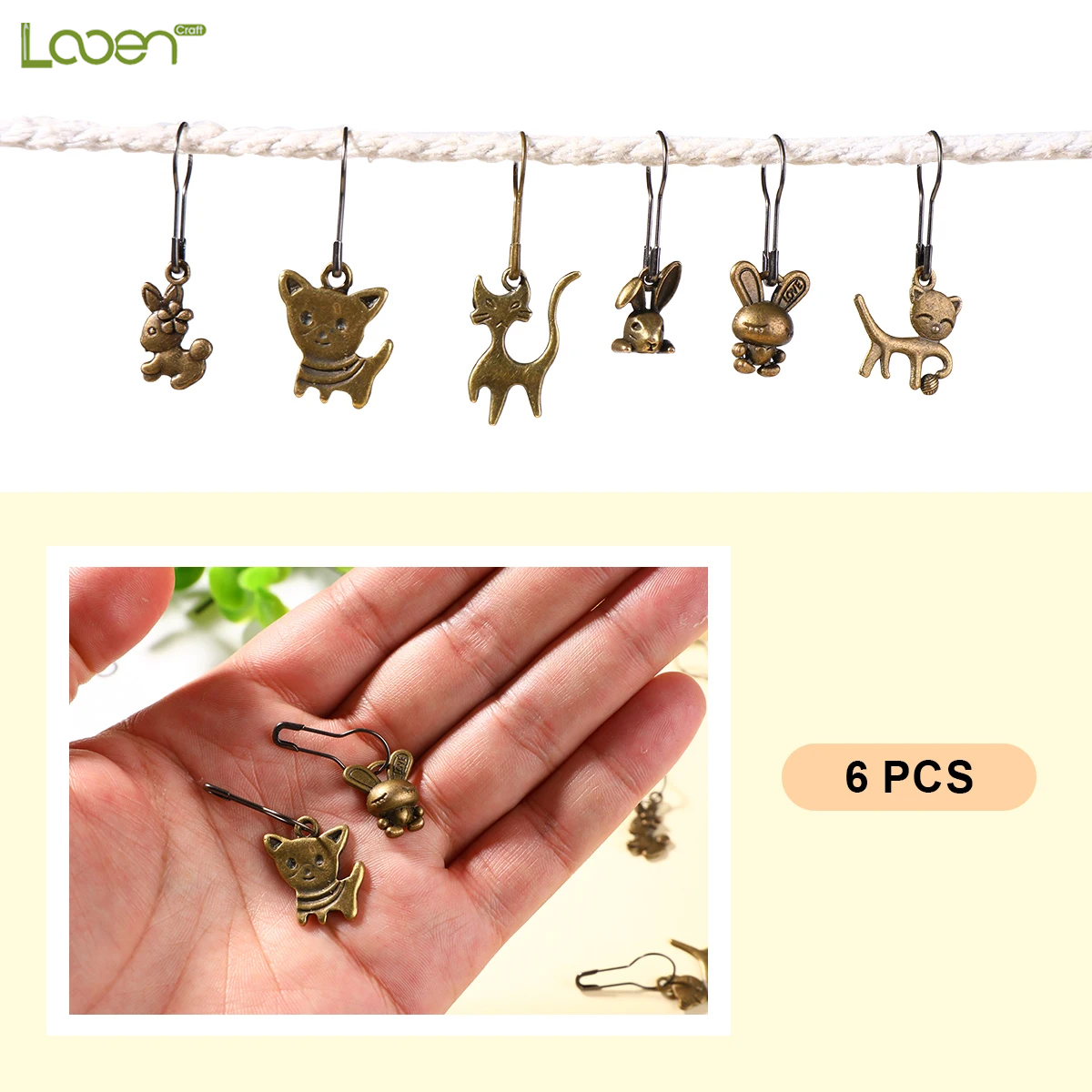 เครื่องหมายเย็บโลหะสำหรับการทอ - Stitch Marker Ring บทวิจารณ์และราคา