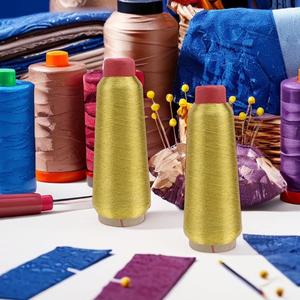 ด้ายเย็บผ้าสีทองเมทัลลิกคุณภาพ - Embroidery Stitches บทวิจารณ์และราคา