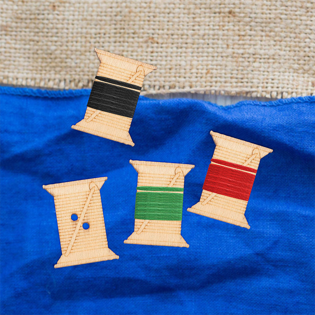 กระดาษม้วนด้ายปักผ้าทำจากไม้ 1 - Embroidery Stitches บทวิจารณ์และราคา