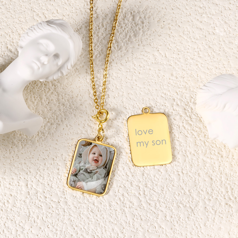 สร้อยคอจี้ธงตัวอักษรภาพถ่ายแบบ - Embroidery Charm บทวิจารณ์และราคา