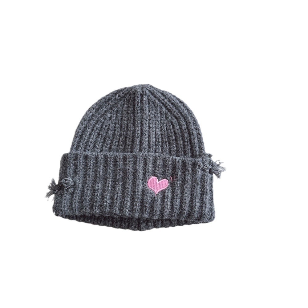 หมวกไหมพรมเด็กสไตล์เกาหลีใหม่  - Embroidery Design Love บทวิจารณ์และราคา