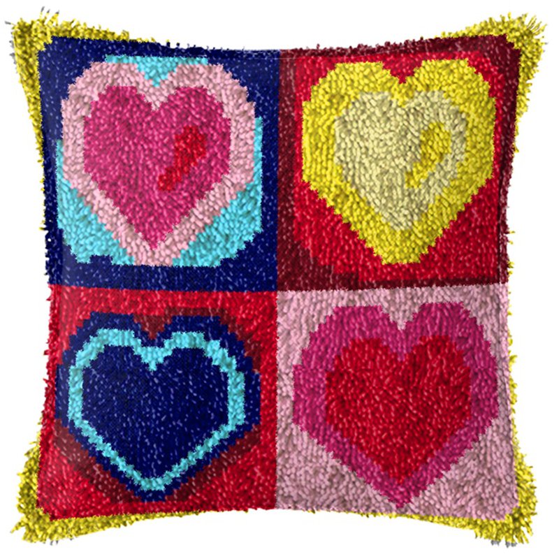 Rainbow Love Series Latch Hook - Printed Embroidery Kit บทวิจารณ์และราคา