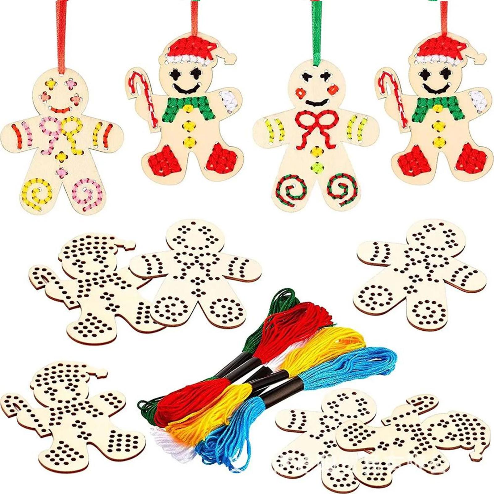 ชุดงานฝีมือปักครอสติชรูปไข่อีส - Embroidery Xmas Decorations บทวิจารณ์และราคา