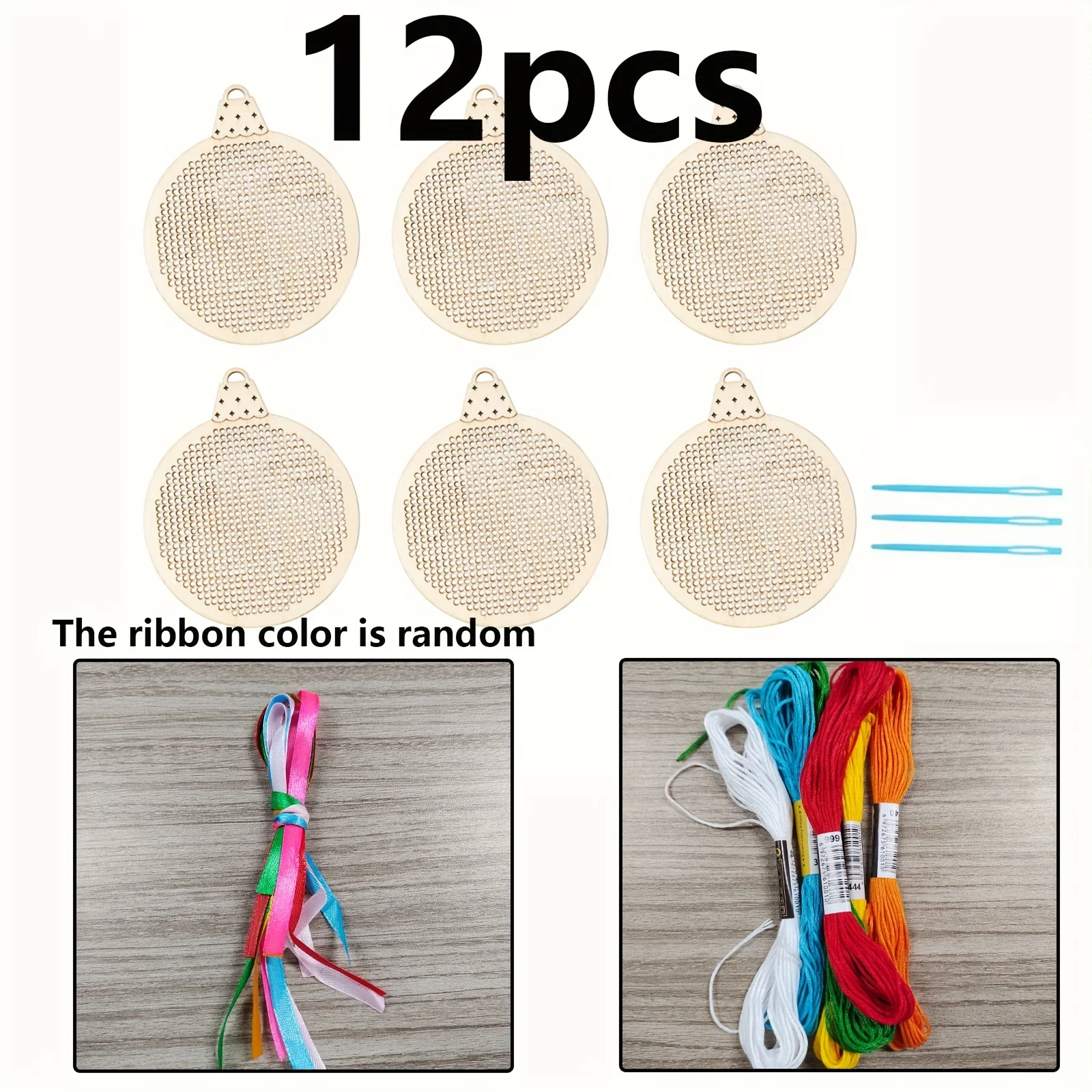 ชุดงานฝีมือปักครอสติชลายไม้แกะ - Embroidery Xmas Decorations บทวิจารณ์และราคา