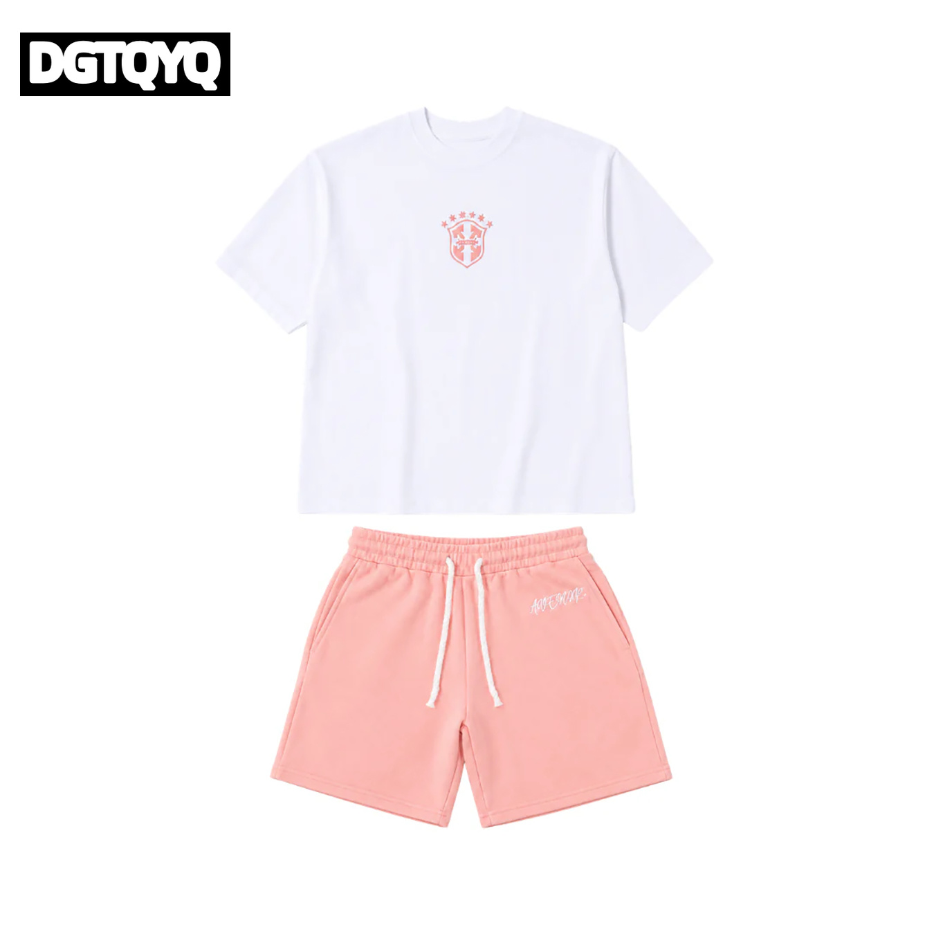 ชุดเซ็ตเสื้อยืดคอกลมพิมพ์ลายกั - Embroidery On Shirt บทวิจารณ์และราคา