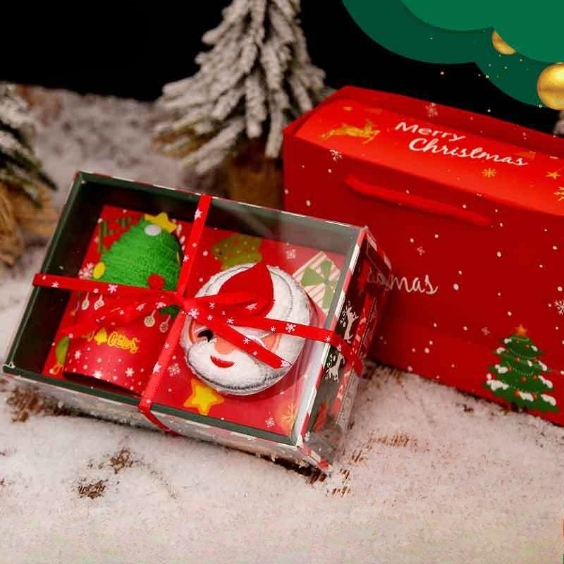 ผ้าขนหนูคริสต์มาส ขนาด 30*30 ซ - Embroidery Xmas Decorations บทวิจารณ์และราคา