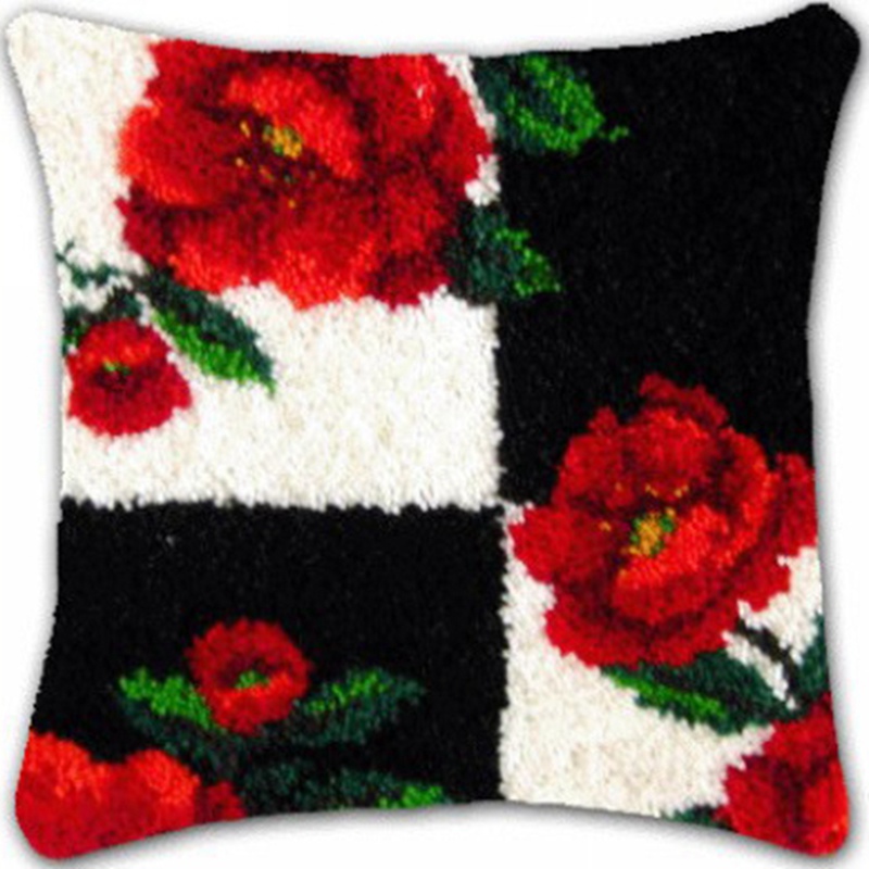 ชุดสลักลายดอกไม้สำหรับงานเย็บป - Printed Embroidery Kit บทวิจารณ์และราคา