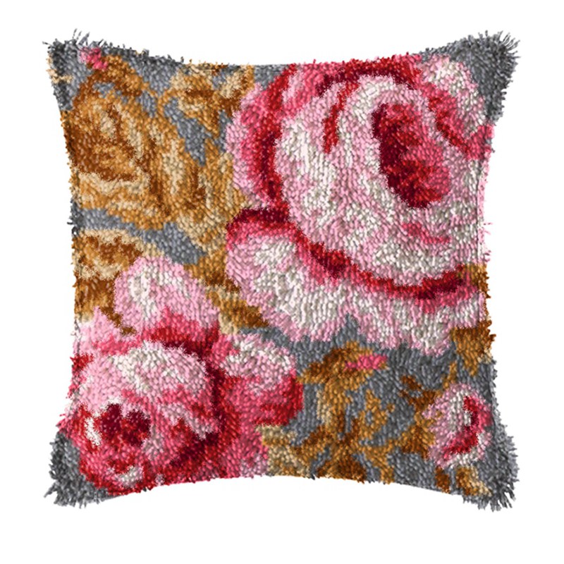 ชุดสลักลายดอกไม้สำหรับงานเย็บป - Printed Embroidery Kit บทวิจารณ์และราคา