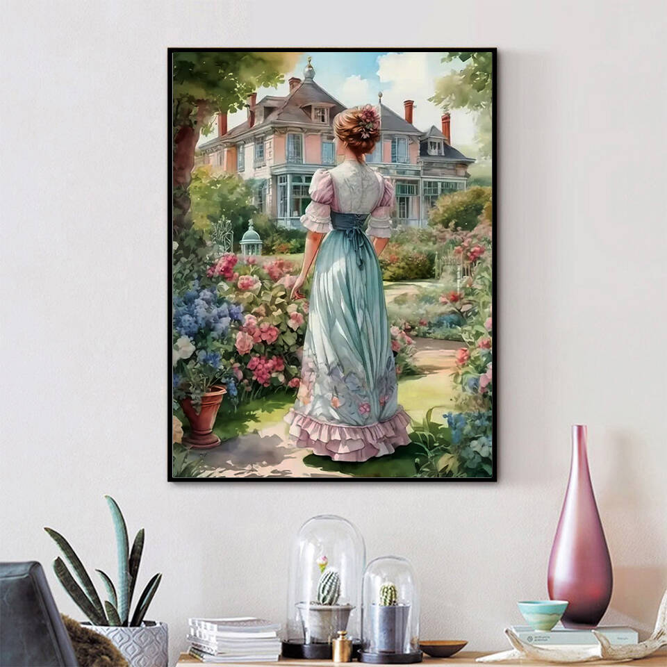 Evershineเพชรภาพวาดหัวใจรักหิน - Embroidery Garden บทวิจารณ์และราคา