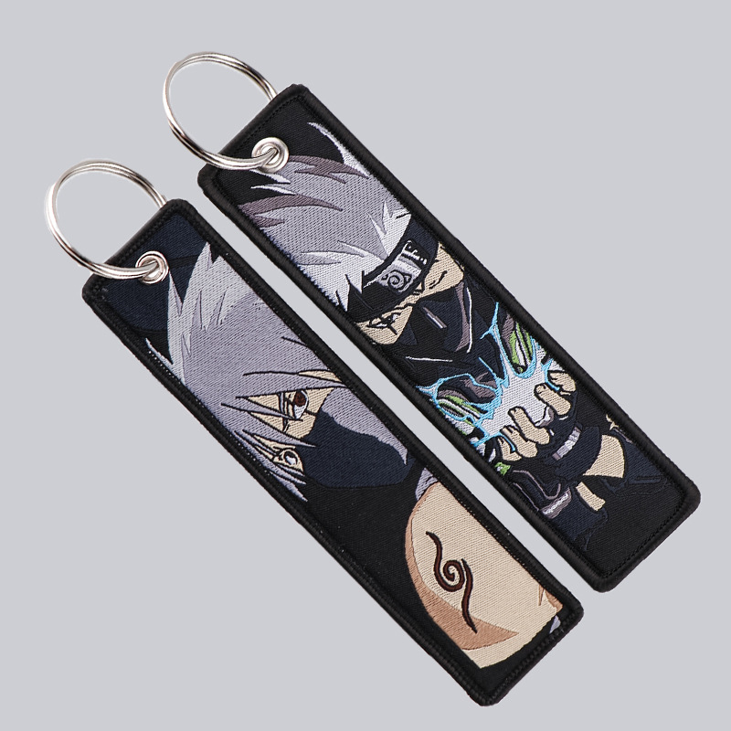 อะนิเมะนารูโตะปักลายพวงกุญแจ ค - Embroidery Charm บทวิจารณ์และราคา