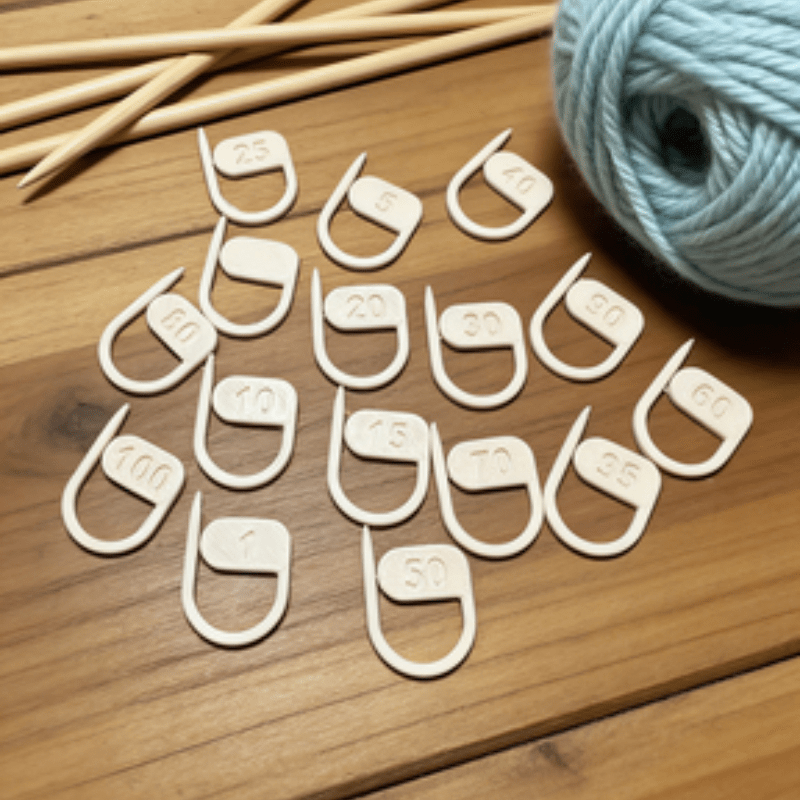 ตัวบอกตำแหน่งงานถักแบบดิจิตอล  - Stitch Marker Ring บทวิจารณ์และราคา