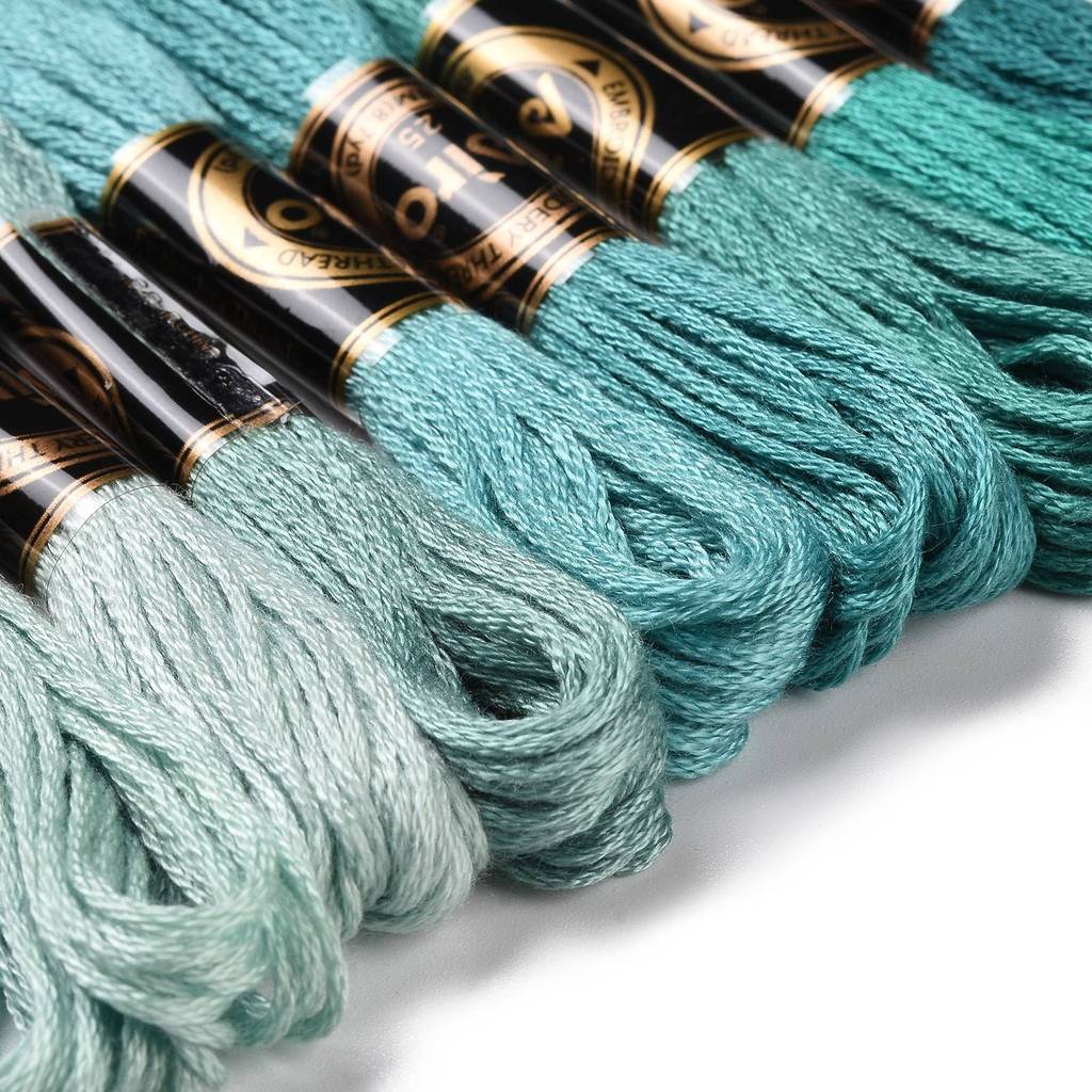 1 ชุด 8 ม้วน ไหมปักโพลีเอสเตอร - Embroidery Stitches บทวิจารณ์และราคา